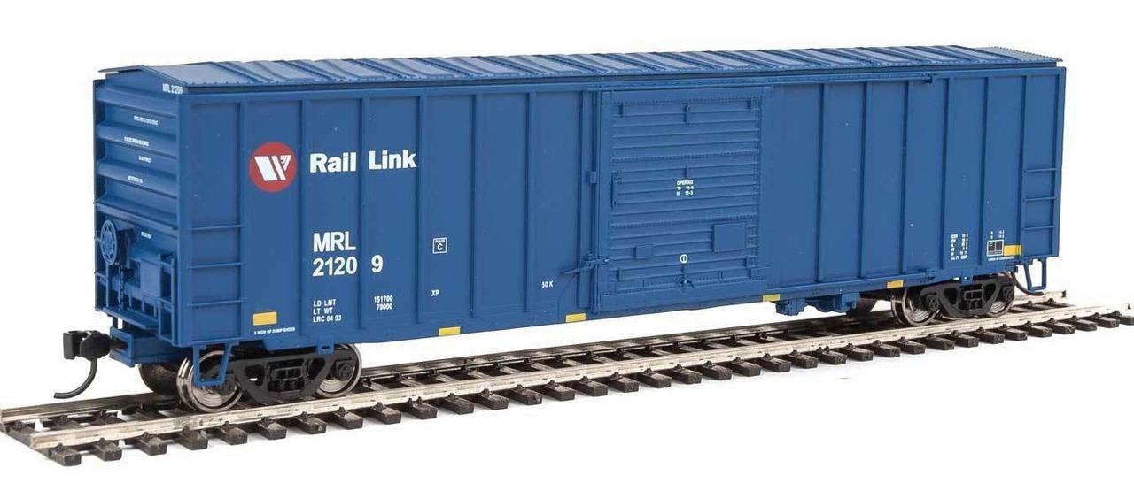 Walthers 910-2187 HO Montana Rail Link 50' ACF Exterior-Post Boxcar RTR #21209