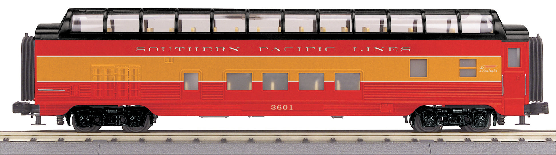 MTH 30-68073 O Southern Pacific Lines 60' SL Full-Length Vista Dome Car #3602