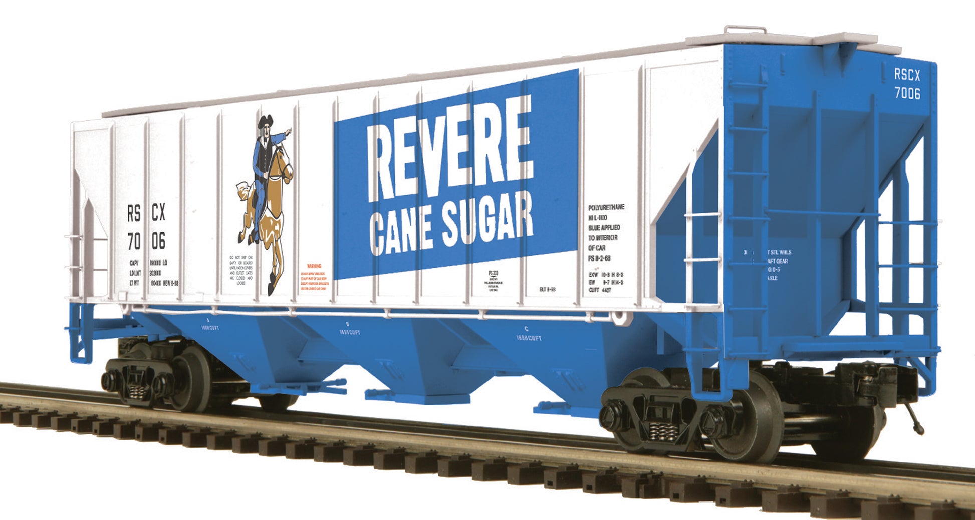 MTH 20-97354 Revere Sugar PS-2CD High-Sided Hopper Car #7006