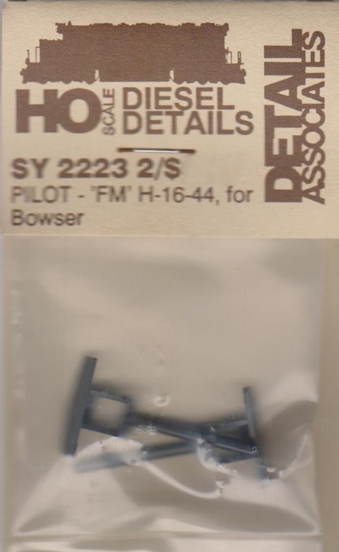 Detail Associates 2223 HO Pilot - FM H16-44 for Bowser (Pack of 2)