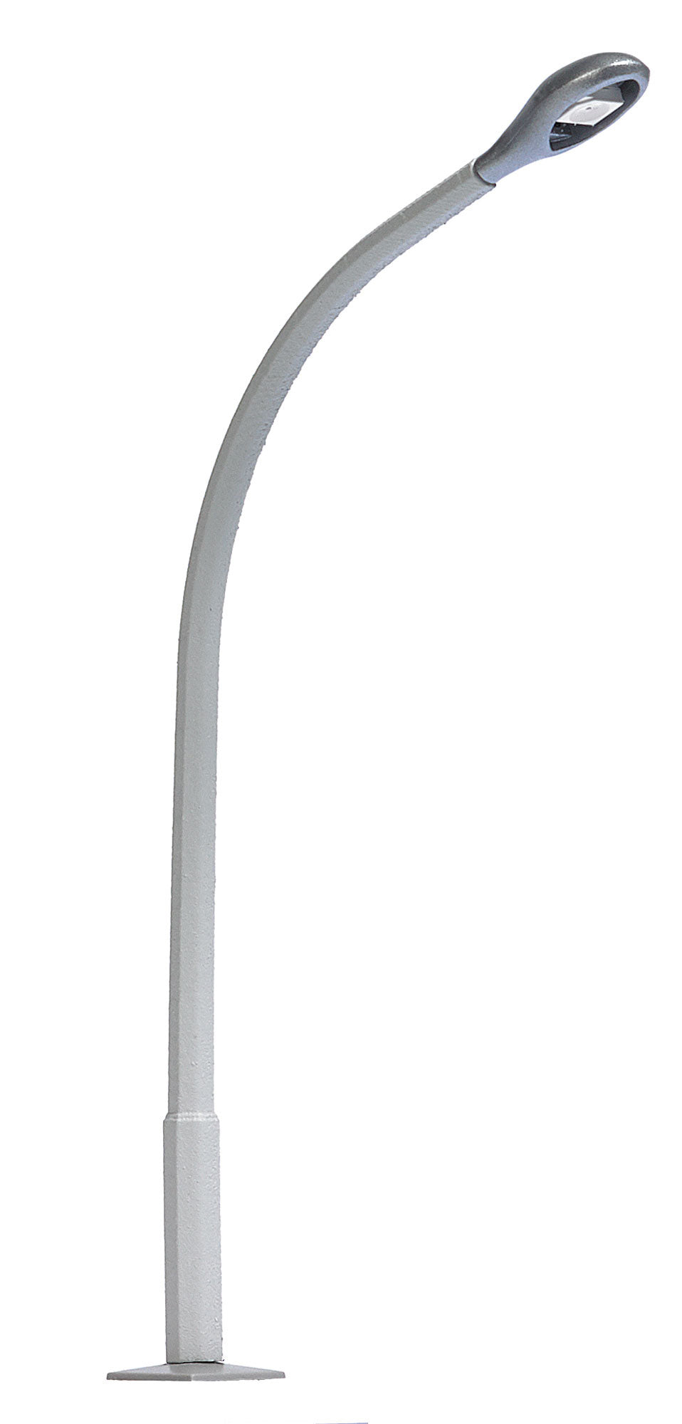 Busch 4126 HO Street Lamp with Bent Concrete Mast 77mm