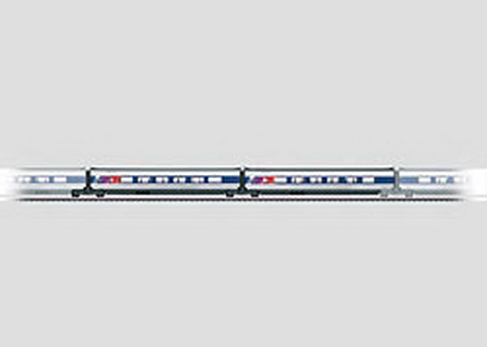 Marklin 43430 HO Scale TGV POS Set 2 2-Car Add-On Set
