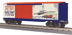 MTH 30-74941 O U.S. Coast Guard RailKing 40' Double Door Boxcar