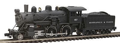 Model Power 87628 N Minneapolis and St. Louis 4-4-0 Steam Locomotive DCC Ready
