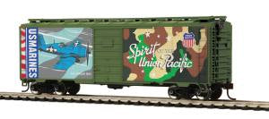 MTH 85-74161 HO Union Pacific Marines 40' PS-1 Boxcar