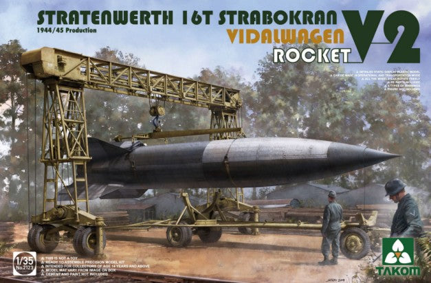 Takom 2123 1:35 Stratenwerth 16T Strabokran Crane 1944/45 Plastic Model Kit