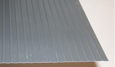 The N Scale Architect 50018 O 10" x 14" Steel Standing Seam Styrene Sheet