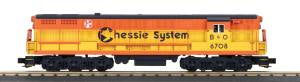 MTH 30-20388-3 Chessie System FM H24-66 Trainmaster Diesel Engine #6708