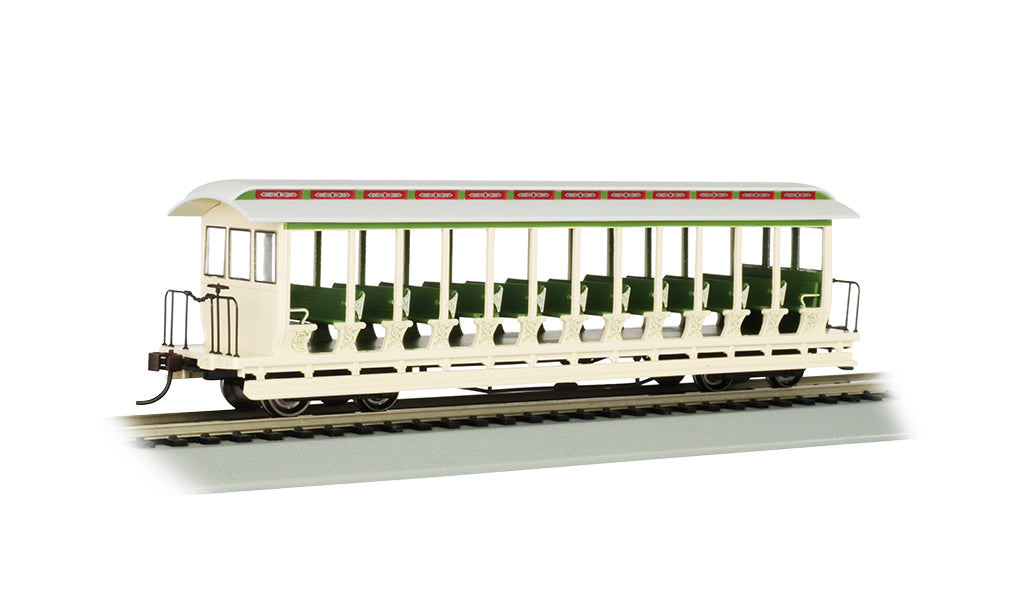 Bachmann 19344 HO Amusement Park Jackson Sharp Open-Sided Excursion Car