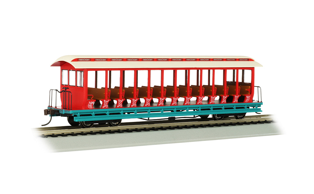 Bachmann 19345 HO Amusement Park Jackson Sharp Open-Sided Excursion Car