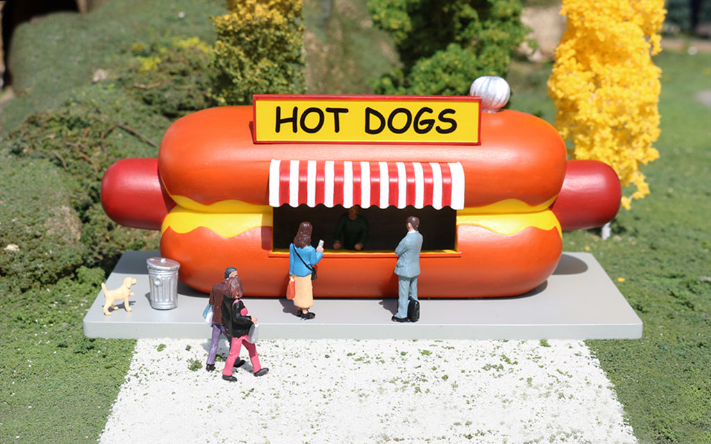 Bachmann 35306 O Built-Up Hot Dog Stand