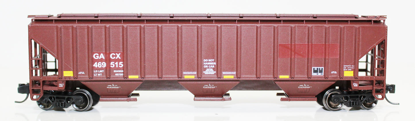 Fox Valley Models 85007-3 N GACX Brown 4750 Cuft 3 Bay Covered Hopper #469709