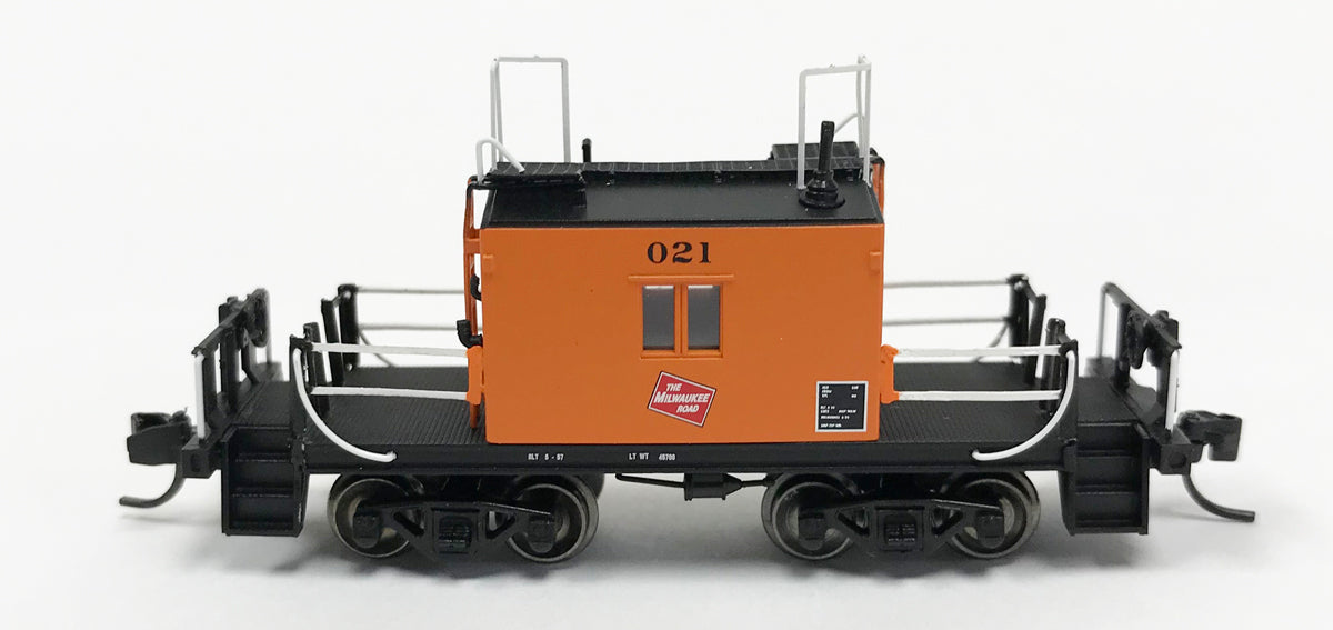 Fox Valley Models 91168 N Milwaukee Road Transfer Caboose #021
