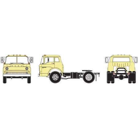 Athearn 10997 HO Light Yellow Ford C Tractor Ready To Run
