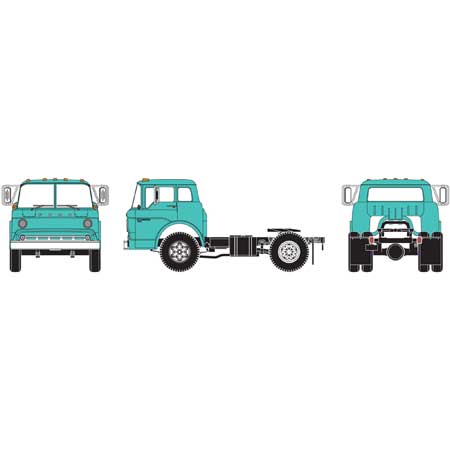 Athearn 11000 HO Teal Ford C Tractor Ready To Run Vehicle