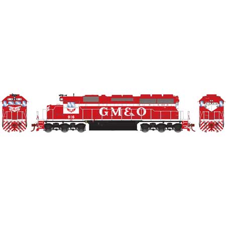 Athearn 86827 HO Gulf, Mobile & Ohio SD40 Diesel Locomotive DCC & Sound #916