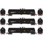 Athearn 16514 N UTLX/Black 30,000 Gallon Ethanol Tank #3 (Set of 3)
