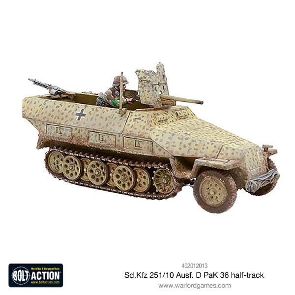 Warlord Games 402012013 1:56 St.Kfz 251/10 Ausf D Plastic Model Kit