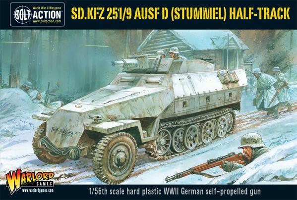 Warlord Games 402012005 1:56 Sd.Kfz 251/9 Ausf D Stummel Plastic Model Kit