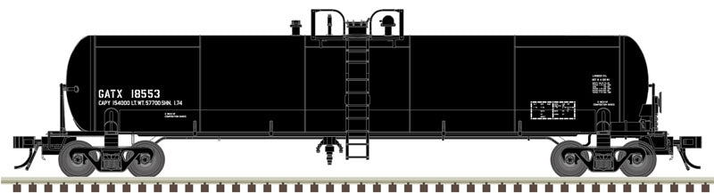 Atlas 50004626 N Linseed Oil GATX 20,700 Gallon Non-Insulated Tank Car #18556