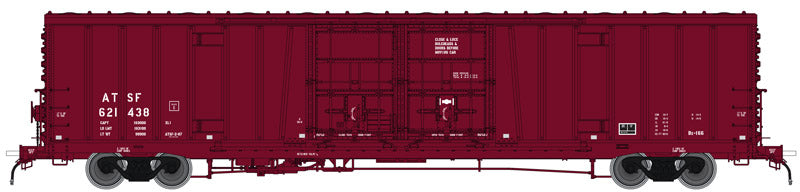 Atlas 20004949 HO Santa Fe Plain (No Logo) BX-166 Box Car #621588