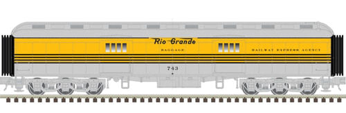 Atlas 50004194 N Rio Grande Trainman® ACF® 60' Baggage Car #741