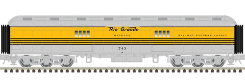 Atlas 50004195 N Rio Grande Trainman® ACF® 60' Baggage Car #743