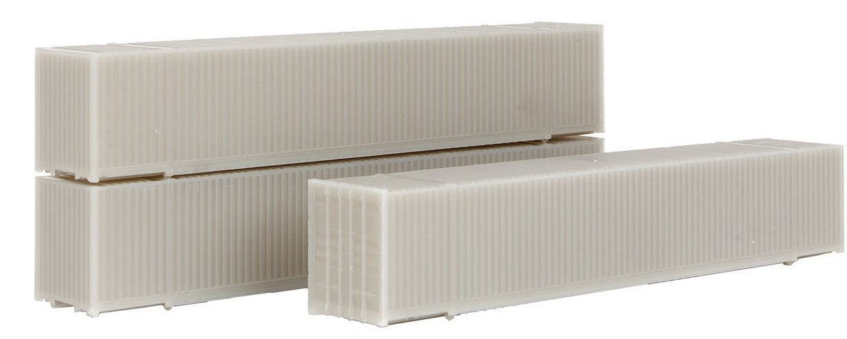 Atlas 50003982 N Undecorated 53' Corrugated Assembled Container (Pack of 3)