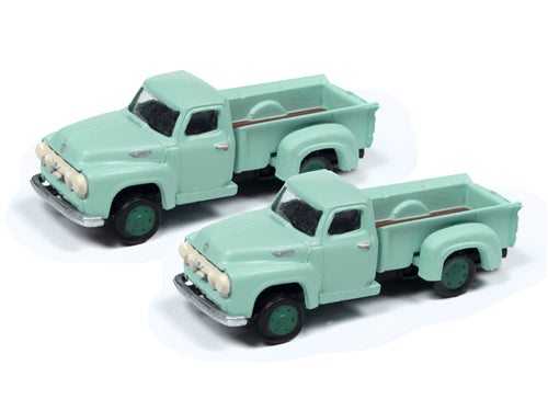 Classic Metal Works 50391 N Mini Metals Sea Haze Green 1954 Ford Pickup Trucks