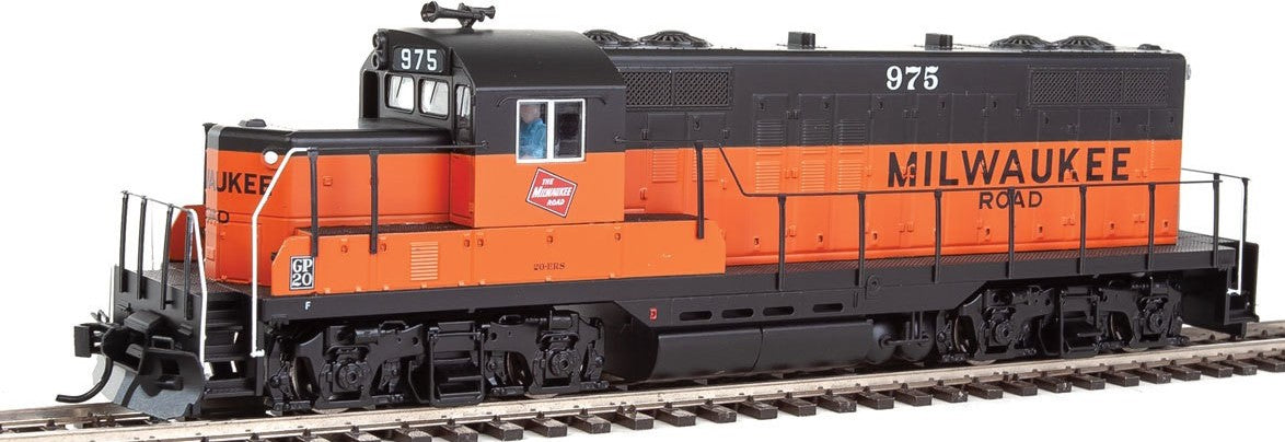 Walthers 910-20409 HO Milwaukee EMD GP9 Phase II Diesel Locomotive #975