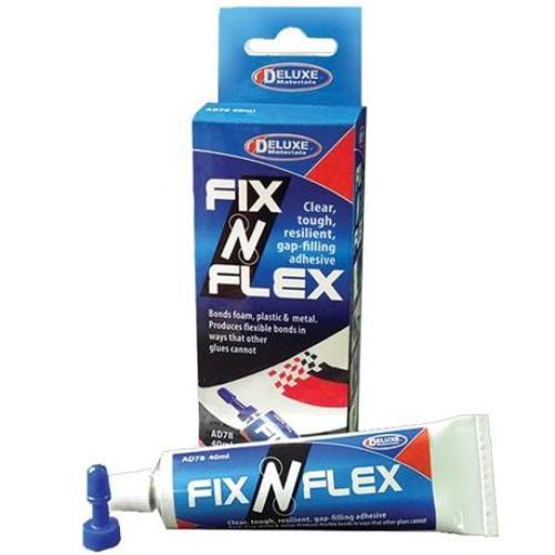 Deluxe Materials AD78 Fix 'n' Flex: Flexible Filler Adhesive - 40 ml Tube