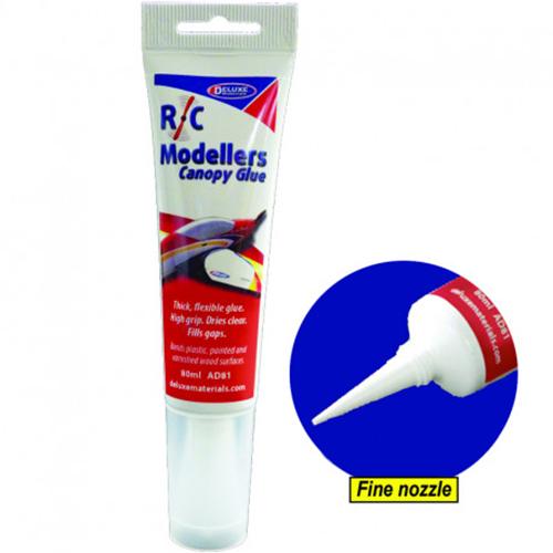Deluxe Materials AD81 RC Modeller Glue - 80g Tube