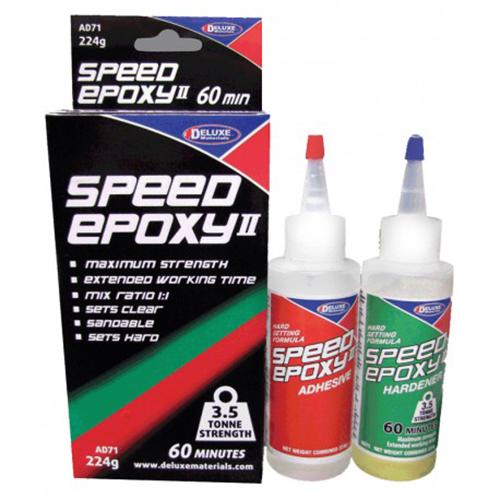 Deluxe Materials AD71 Speed EpoxyII 60 minutes Bond - 224g Bottle