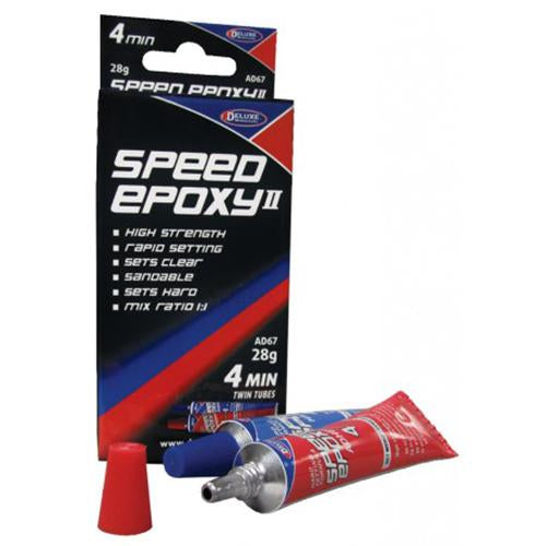 Deluxe Materials AD67 Speed Epoxy II 4 minutes Bond - 28 g Bottle