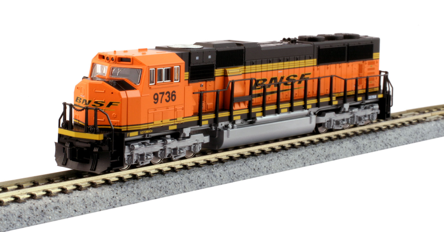 Kato 176-6320 N Burlington Northern Santa Fe Swoosh EMD SD70MAC #9736