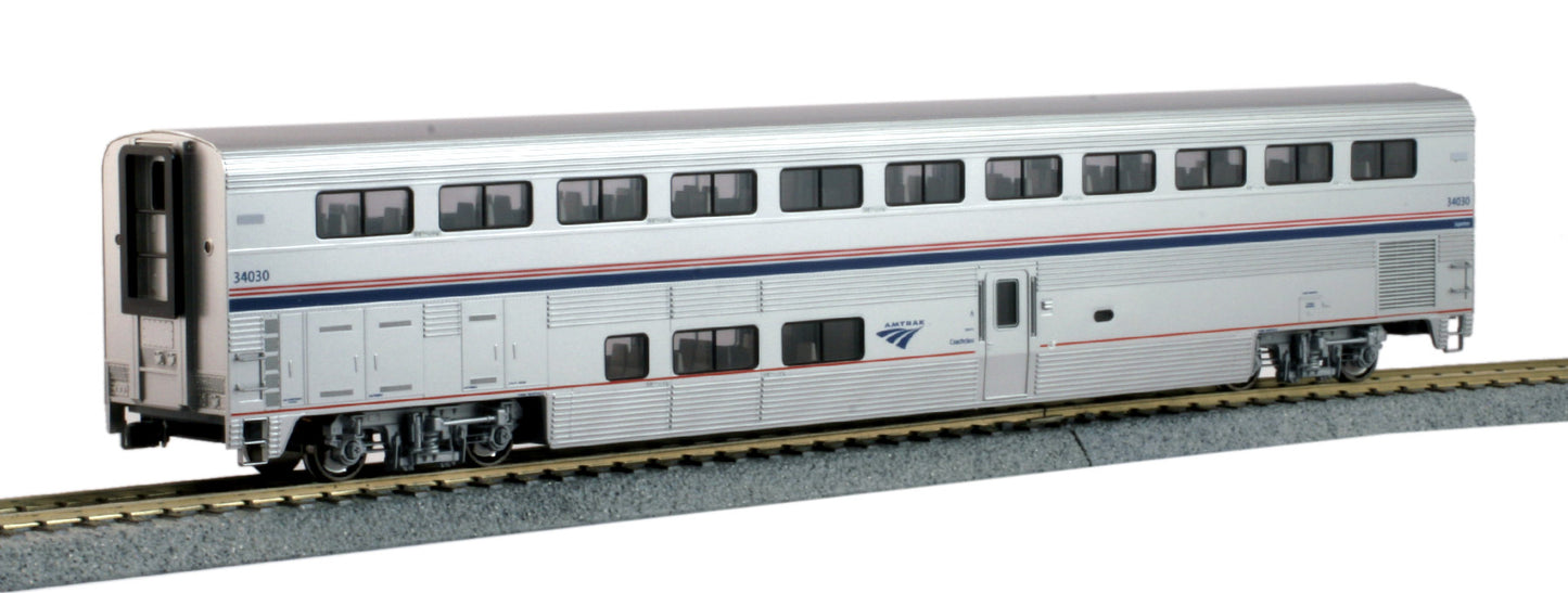 Kato 35-6055 HO Amtrak Phase VI Superliner Coach #34030