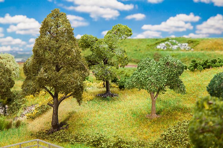 Faller 181170 HO/TT Assorted Premium Trees (Pack of 3)