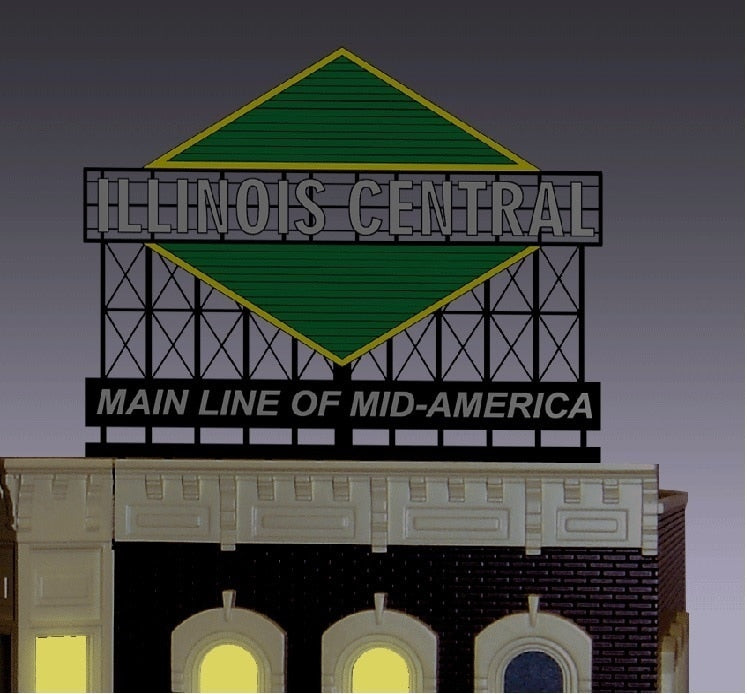 Miller Engineering 443052 HO/N Small llinois Central Billboard