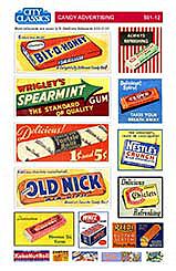 City Classics 512 HO Candy Advertising Signs