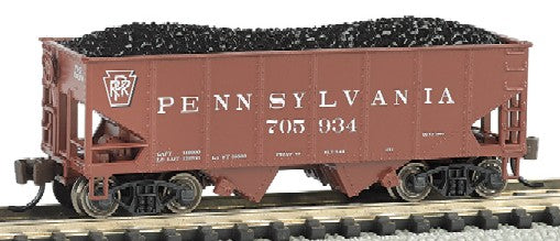 Bachmann 19558 N Pennsylvania USRA 55 Ton 2-Bay Hopper Car #705934
