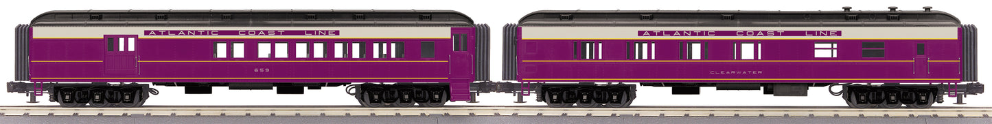 MTH 30-69301 O Atlantic Coast Line 60' Madison Combo/Diner Set (Set of 2)