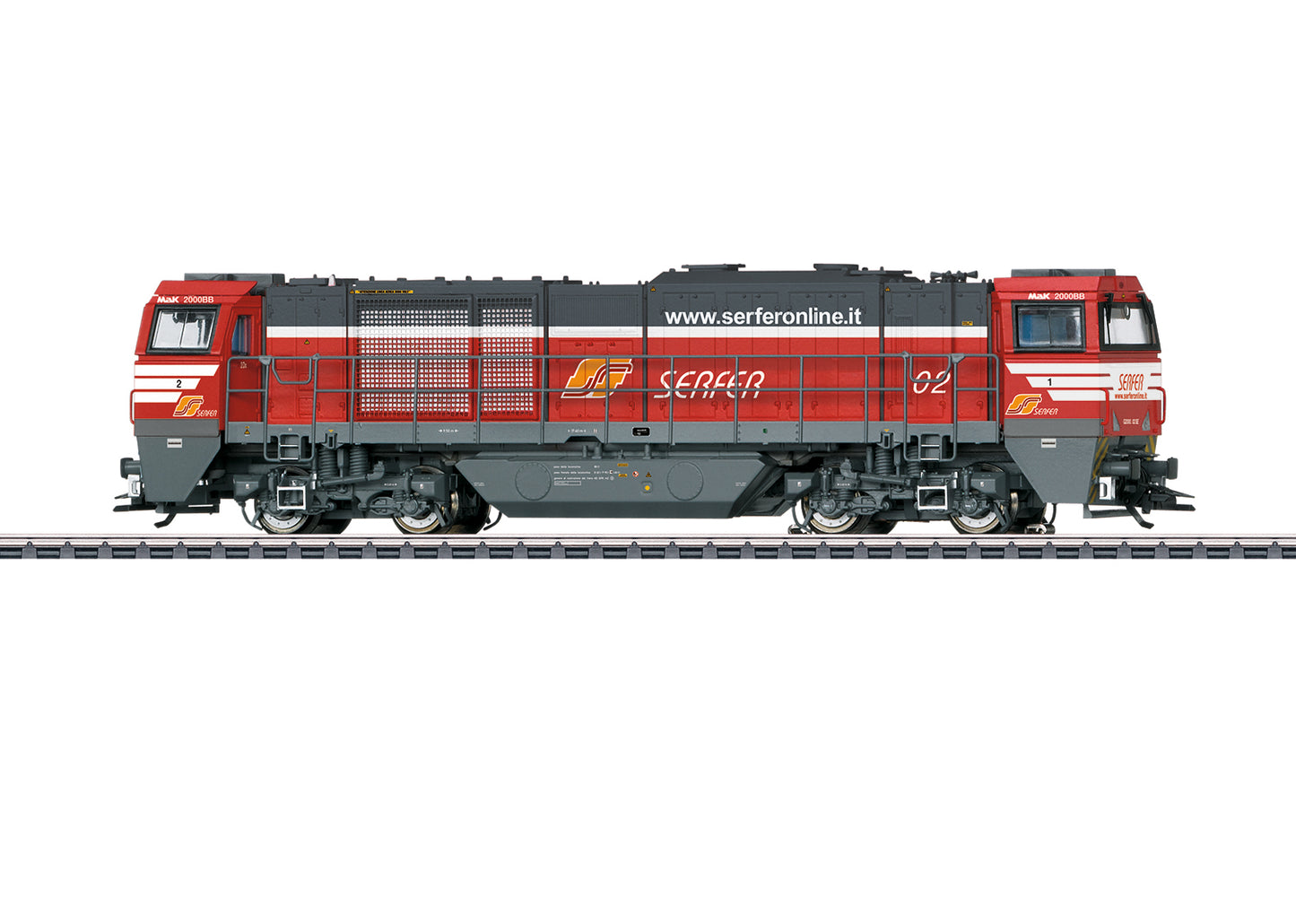 Marklin 37215 HO Digital Serfer Class G 2000 BB Diesel Locomotive