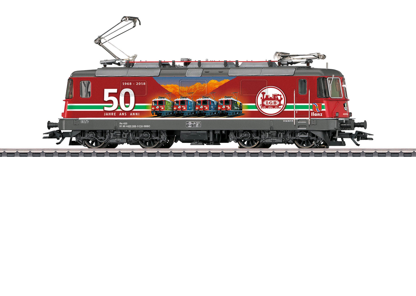 Marklin 37351 HO Digital Swiss Federal Railways Class Re 4/4 LGB Electric Loco