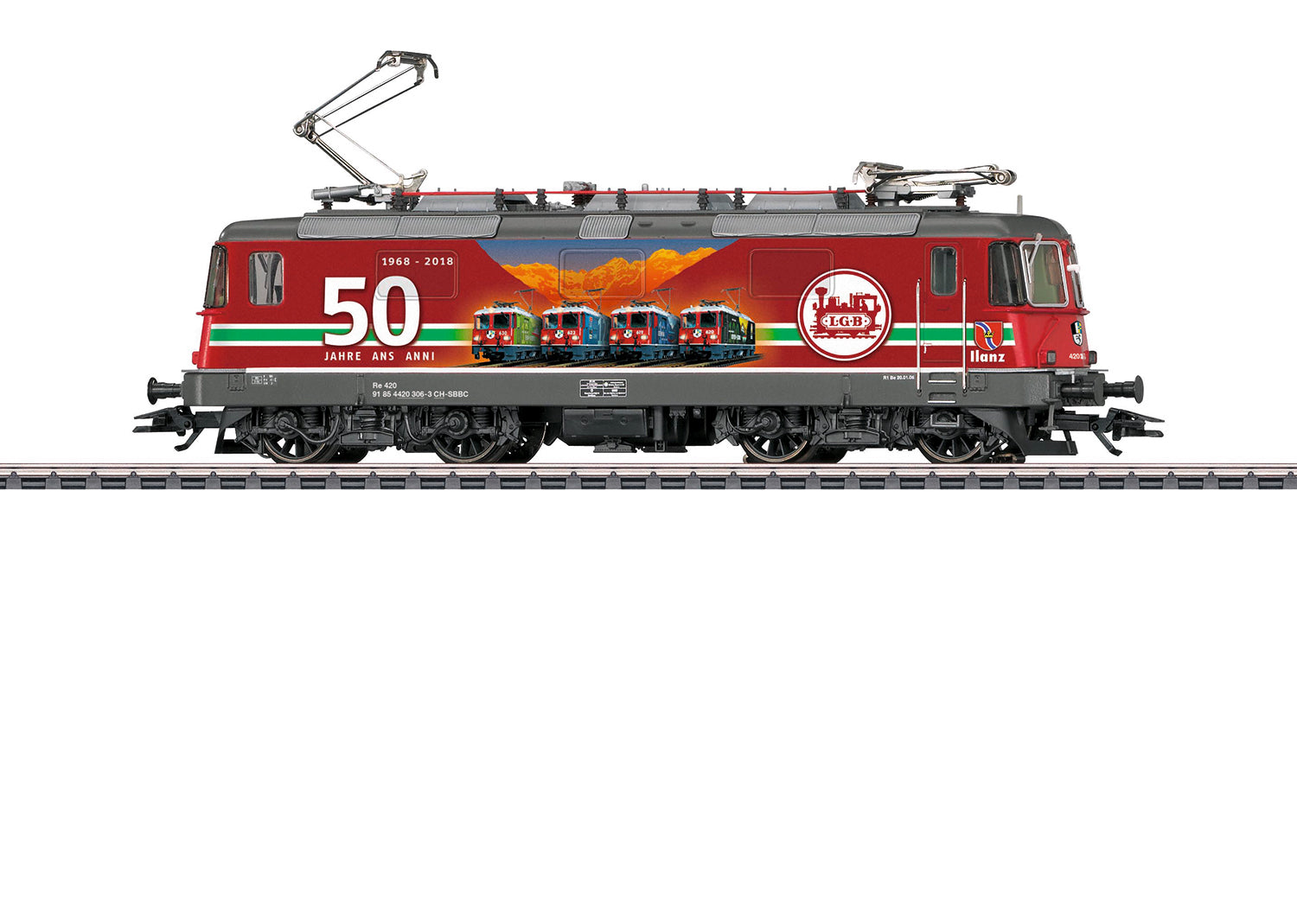 Marklin 37351 HO Digital Swiss Federal Railways Class Re 4/4 LGB Electric Loco