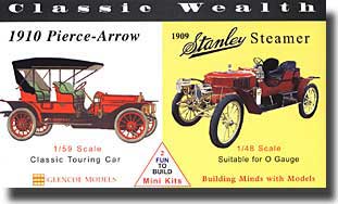 Glencoe 3609 1:48-1:59 Classic Wealth - 1910 Pierce-Arrow & 1909 Stanley Steamer