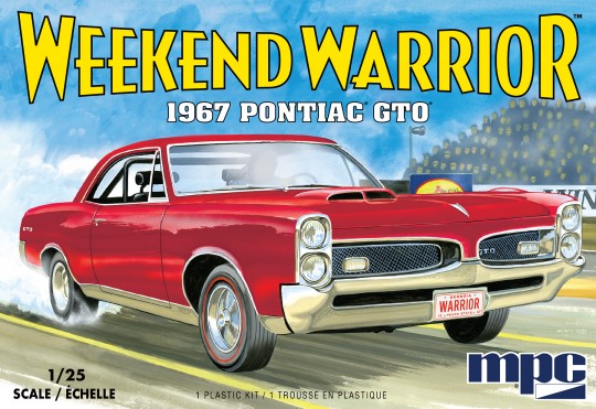 MPC 918 1:25 1967 Pontiac GTO Race Version w/Starting Light Model Car Kit