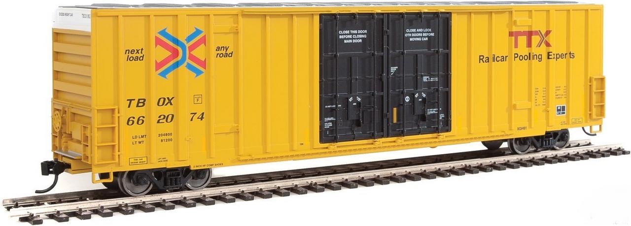 Walthers 910-2917 HO Trailer-Train TBOX 60' High Cube Plate F Boxcar #662074
