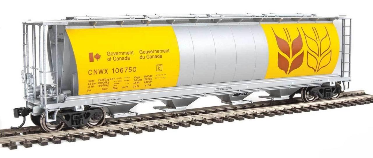Walthers 910-7353 HO Canadian Wheat Board CNWX 59' Cylindrical Hopper #106750