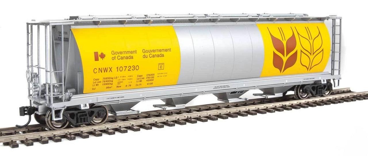 Walthers 910-7355 HO Canadian Wheat Board CNWX 59' Cylindrical Hopper #107230