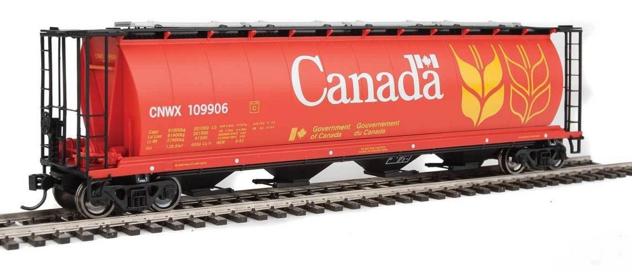 Walthers 910-7358 HO Canada CNWX 59' Cylindrical Hopper #109906